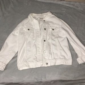 J. Crew White Jean Jacket
